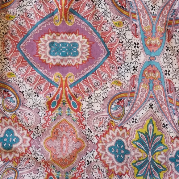 Sheer Printed Blouse | Mossimo • XXL - Picture 8 of 8